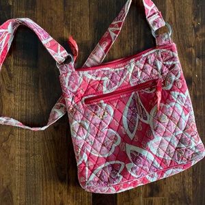 Cute red and pink Vera Bradley handbag!